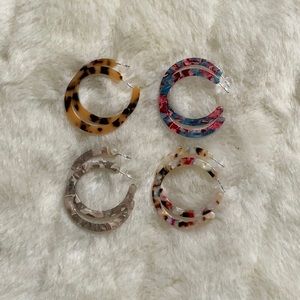 Hoop Earrings (Set of 4)